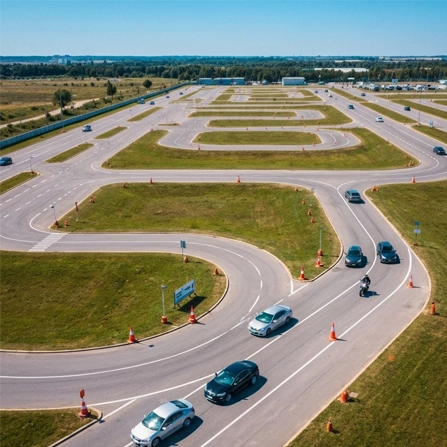 Автошкола с высоты